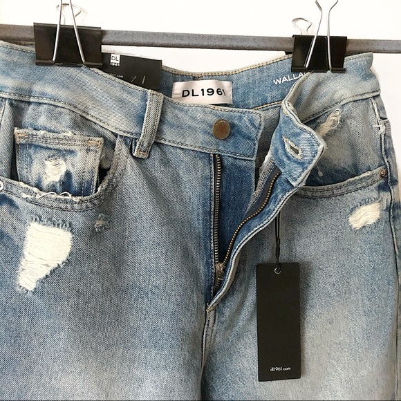 DL1961 Wallace High Waist Crop Flare Distress Jean - Picture 9 of 12